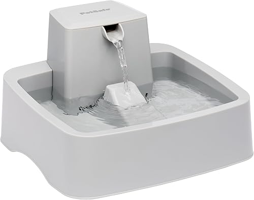 Miniatura 7 de PetSafe Oasys - Fuente para mascotas de 1/2 galón, estación de hidratación para gatos y perros con corriente de agua de caída libre y flujo