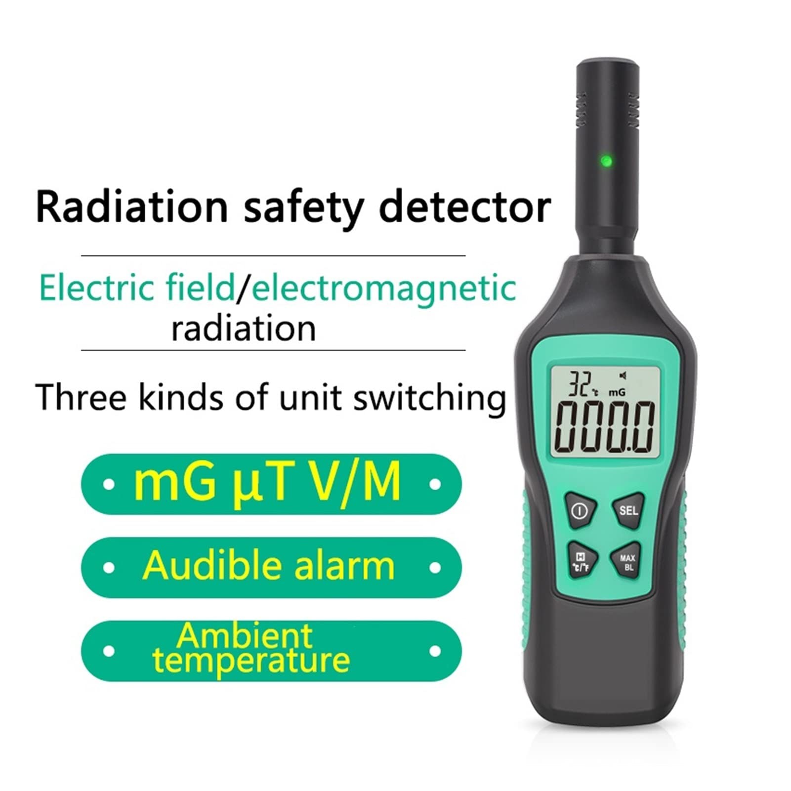 Miernik SEM Handheld Dosymetr. EMF. Miernik Elektromagnetyczny detektor radiacyjny Monitor House House precision Wave Promieniowanie do inspekcji pola elektromagnetycznego w domu, w biurze, na zewnątr