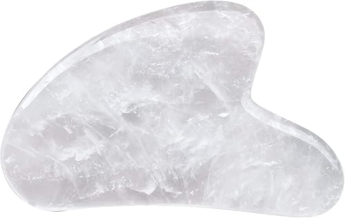 Fekuar - Herramienta de masaje de cuarzo natural para piel corporal y tratamiento de puntos de gatillo