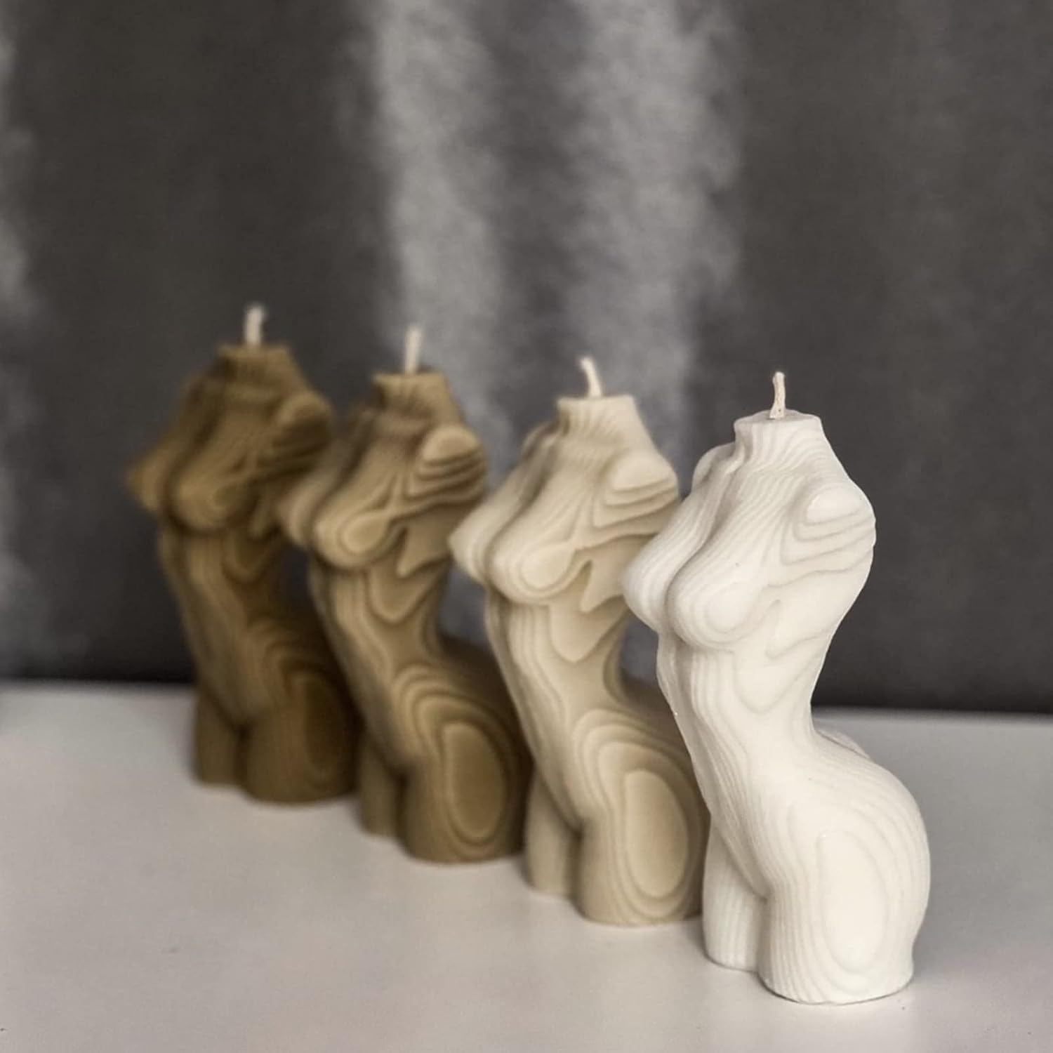 3D Women Human Torso Goddess Body Silicone Candle Mold, DIY Geometric Female Body Candle Molds for Wax Aromatherapy Making Holiday Gifts Candle Mold Home Decoration TOPYS -20230212-3