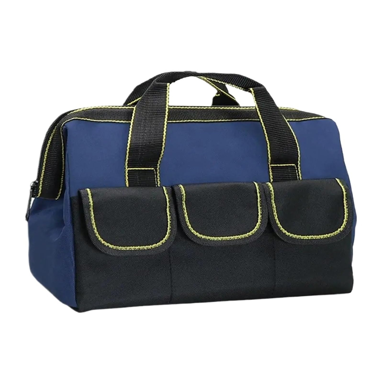 Oxford cloth Tool Bag Thicken Multifunctional Tool Storage Bag Large Capacity Wear-Resistant MultiPocket Electrician Tools Bag(Green)