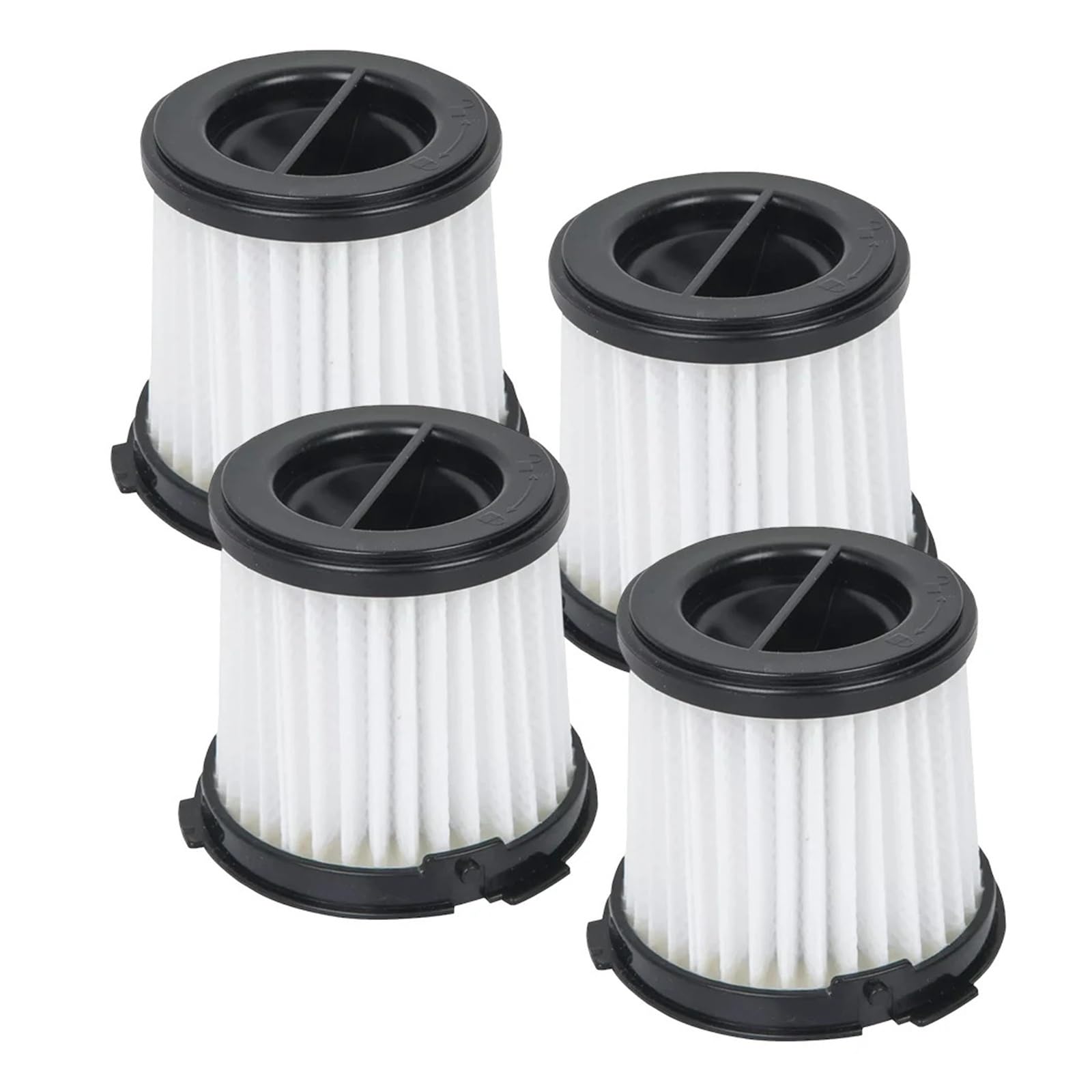 WA6077 HEPA Filters，Compatible For WORX，Compatible For CUBEVAC，WX030 Compact Portable Vacuum Cleaner Accessories Filter Replacement(4pcs)