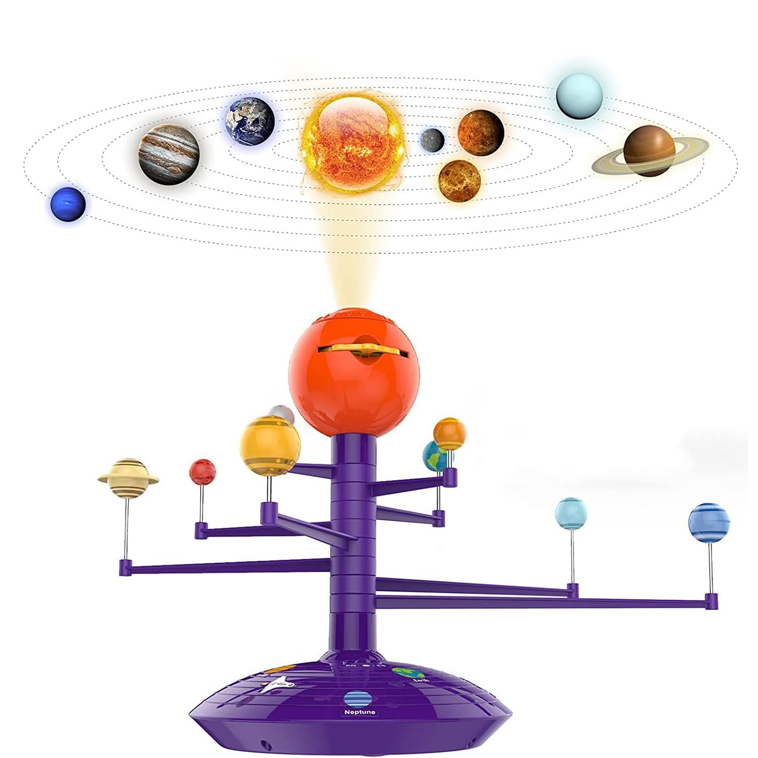 Bolivia's Solar System Projector, Solar System Toys, Solar System Project Kit for Kids 3-5 Year Old Boy and Girl, Planets Space Toys for Kids 3-5 Solar System Model Kit with Projector