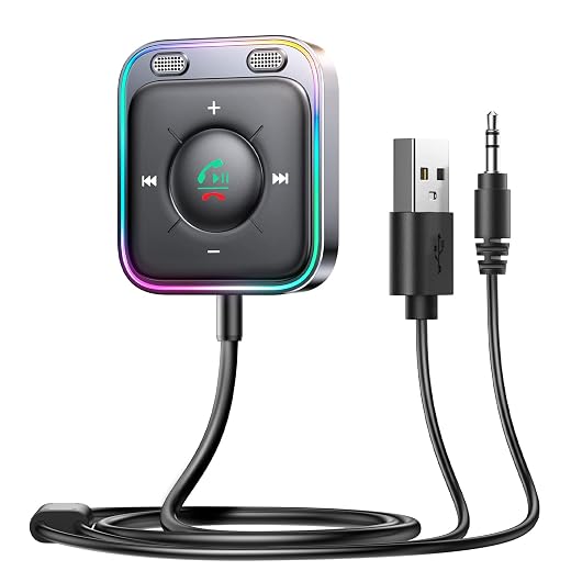 Bluetooth 6.0 AUX Car Adapter w/hands-free calling - $17.99