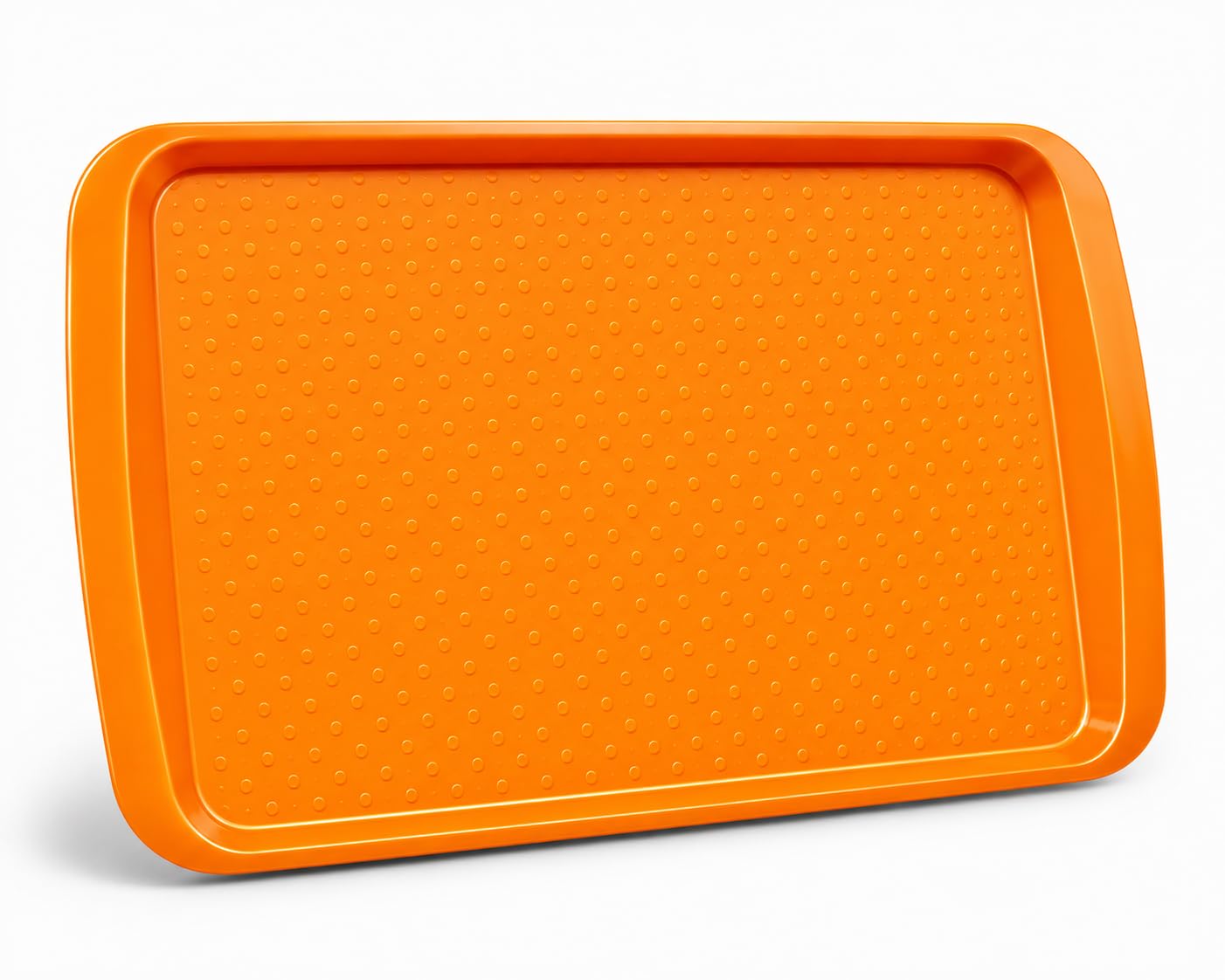 BuzzTrove - 1pc Serving Tray | Durable Plastic Tea Tray & Dinner Tray | Trays for Eating on Lap, Food Serving & Snacks | Dishwasher Safe, Stackable| 12-Month Guarantee | STMOR — image 1