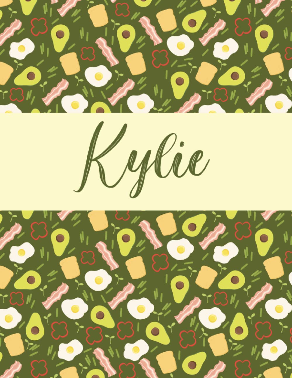 Kylie: Weekly Menu Planner & Grocery ListMeal Planner Cookbook For Eating Right