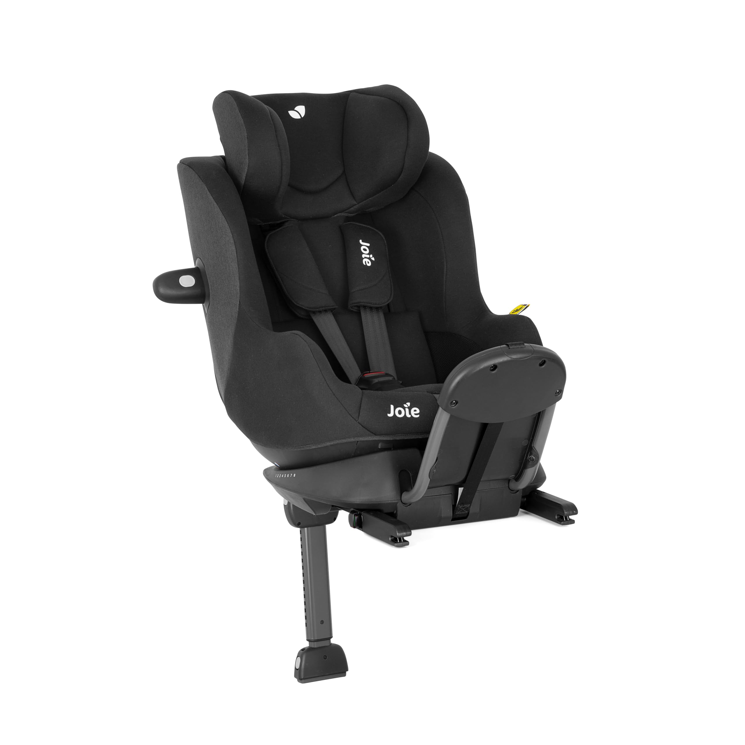 Joie i-Soren™ 2 R129 Reboarder, 61–125 cm (6 Mon.–7 Jahre), Raven | Rückwärtsgerichtet bis 7 Jahre, 157° Neigung, ISOFIX mit Stützbein, Guard Surround Safety Pod für extra Schutz.