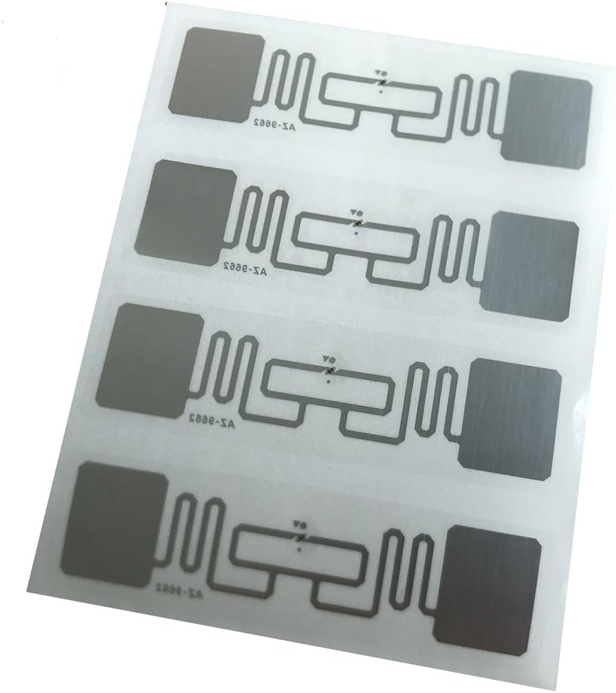 YARONGTECH UHF RFID Tag 9662 ISO18000-6C C1G2 Alien H3 73.5x21.2mm Adhesive Inlay RFID Label (Pack of 20)