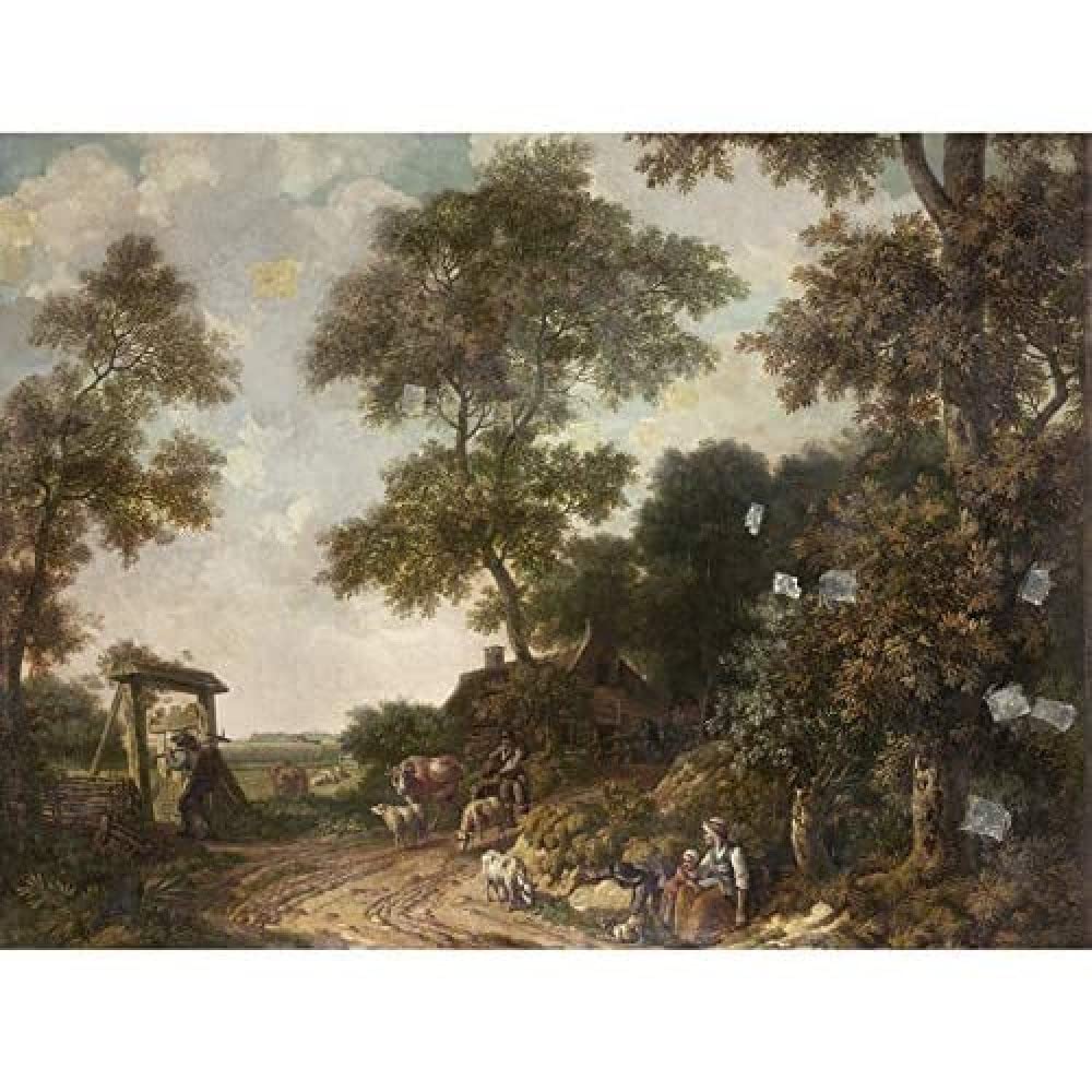 Artery8 Jurriaan Andriessen Dutch Landscape Painting Unframed Wall Art Print Poster Home Decor Premium
