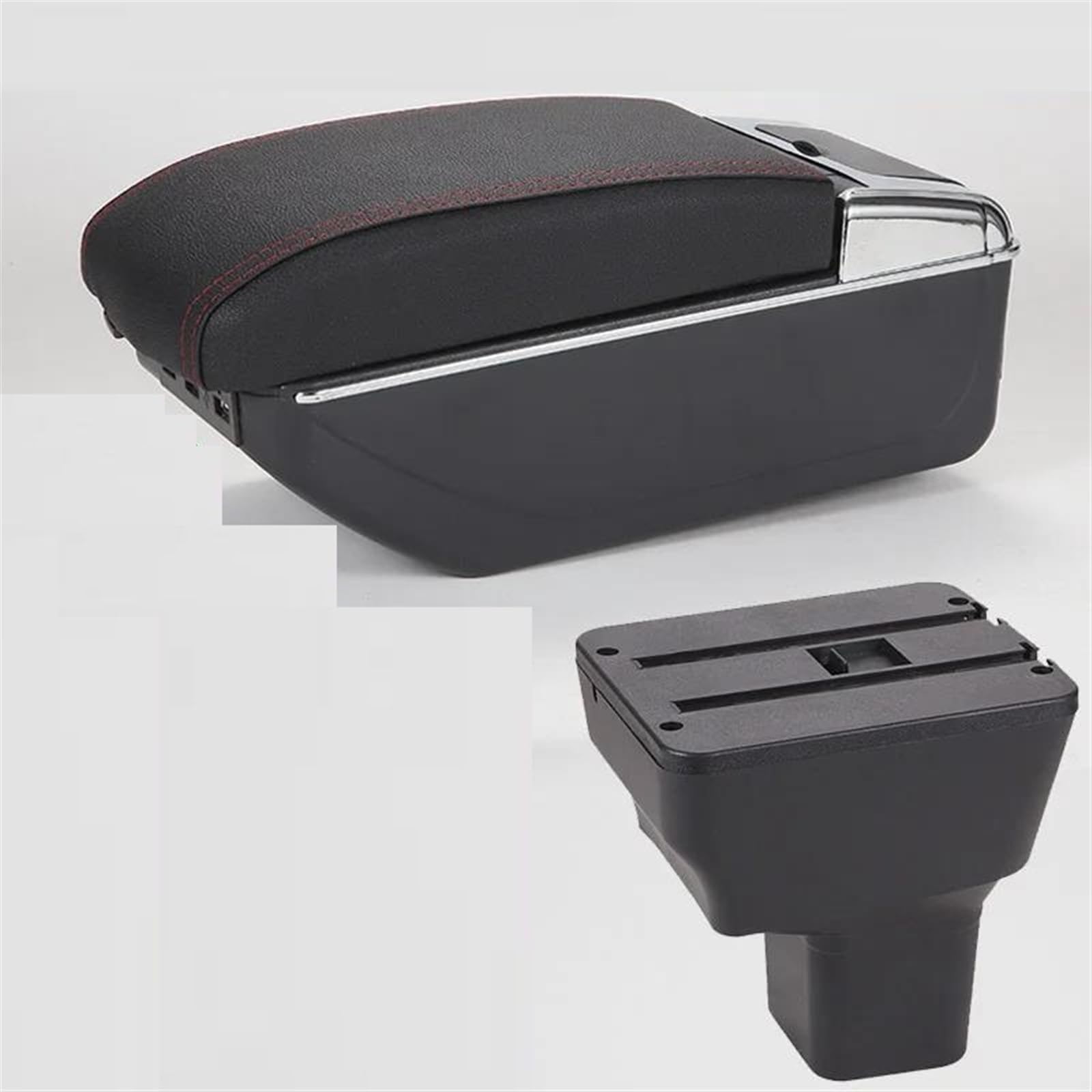Ysdsls B Black Red 7Usb Car Accessories Armrest Box 2016-2022 Storage Multifunctional Interior Parts Modification For Kicks
