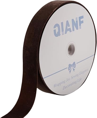 Miniatura 84 de Cinta de terciopelo caqui vintage, 3/8 pulgadas x 25 yardas 143-caqui,003-negro,045-rojo,159-verde musgo,165-Verde,180-Azul