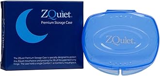 ZQUIET Premium Storage Case for ZQuiet Anti-Snoring Mouthpiece (Device NOT Included) – Durable, Protective, Ventilated, and Convenient for Everyday Storage and Travel