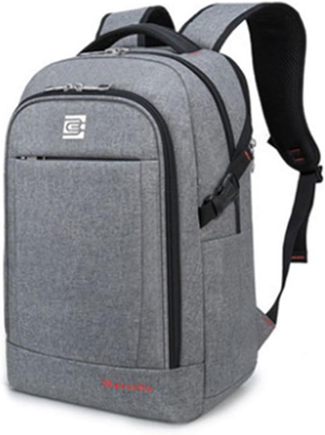 Evay 15.6" Business Notebook Backpack for Men and Women Durable Waterproof Tear Resistant Rucksack Fits Up to 15,6 Inch Macbook Computer Backpack Laptop Bags Travel Rucksack Hiking Knapsack Gray 48 * 31 * 20 cm