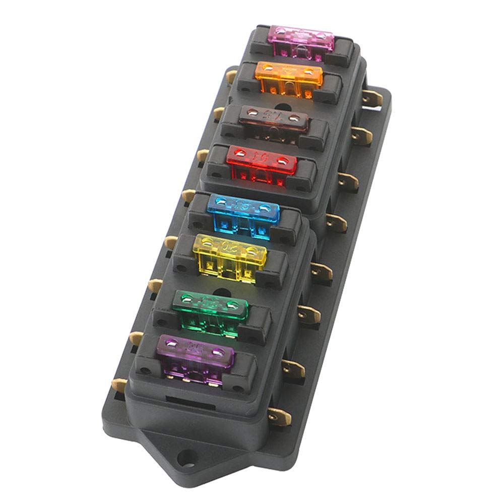 Tbest 5 Pezzi Portafusibili In Linea Tipo Lama, 12V 30A, Mini Portafusibili Impermeabile Per Auto - 3