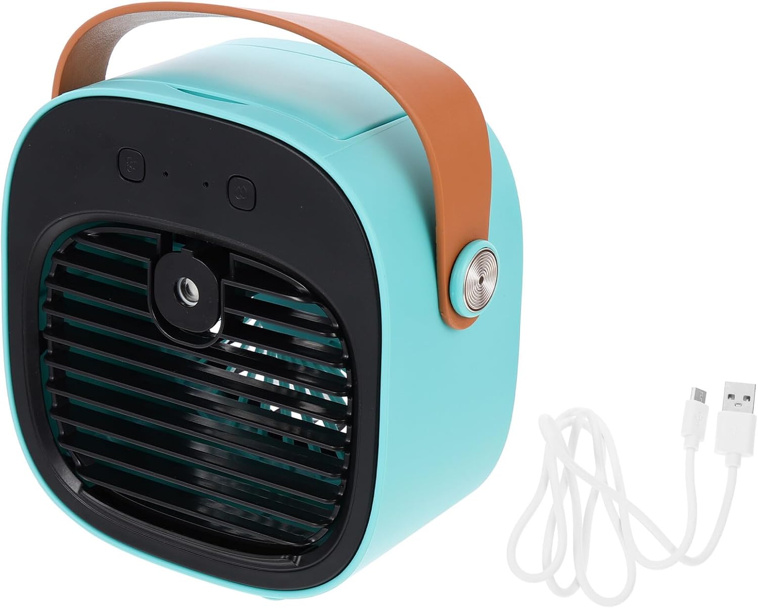 GALPADA USB Powered Desktop Air Cooler Fan Mini Table Cooling Fan with Water Mist Spray Portable for Office and Home Use