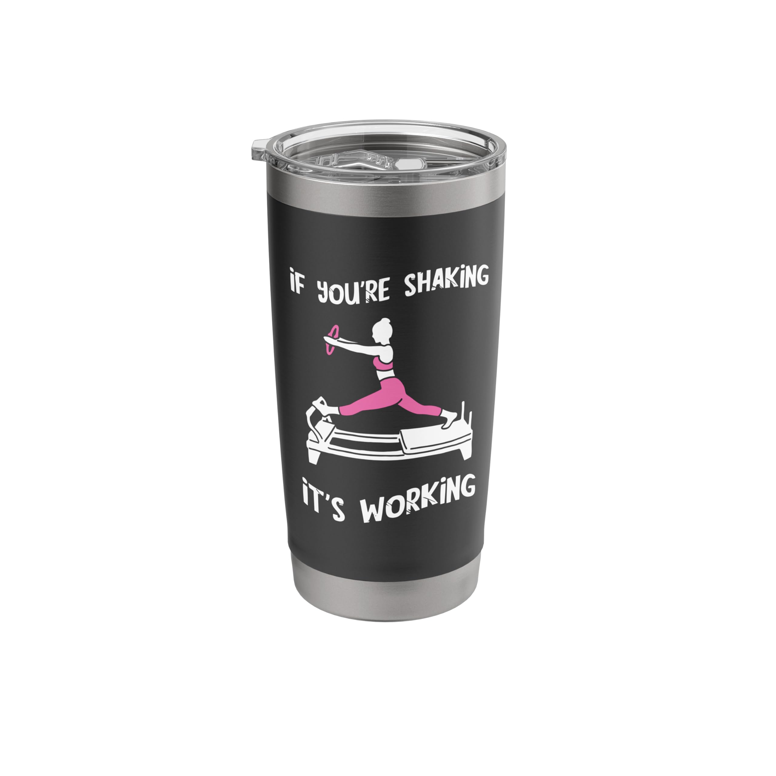 Pilates Workout Shaking Pilates Fitness Instructor Pilates Stainless Steel Insulated Tumbler