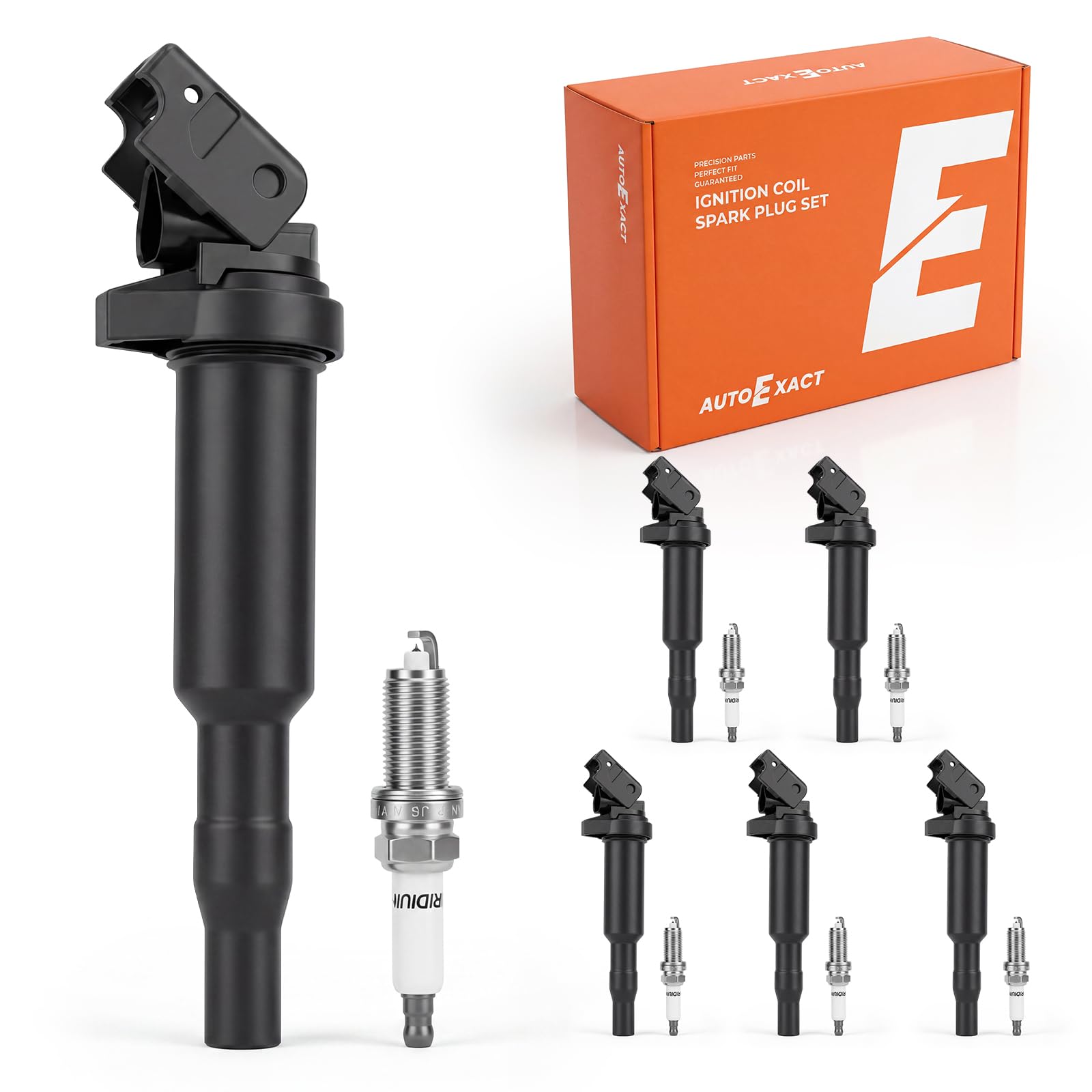 Photo 1 of Autoexact Ignition Coils and Spark Plugs Set for BMW 3.0L L6