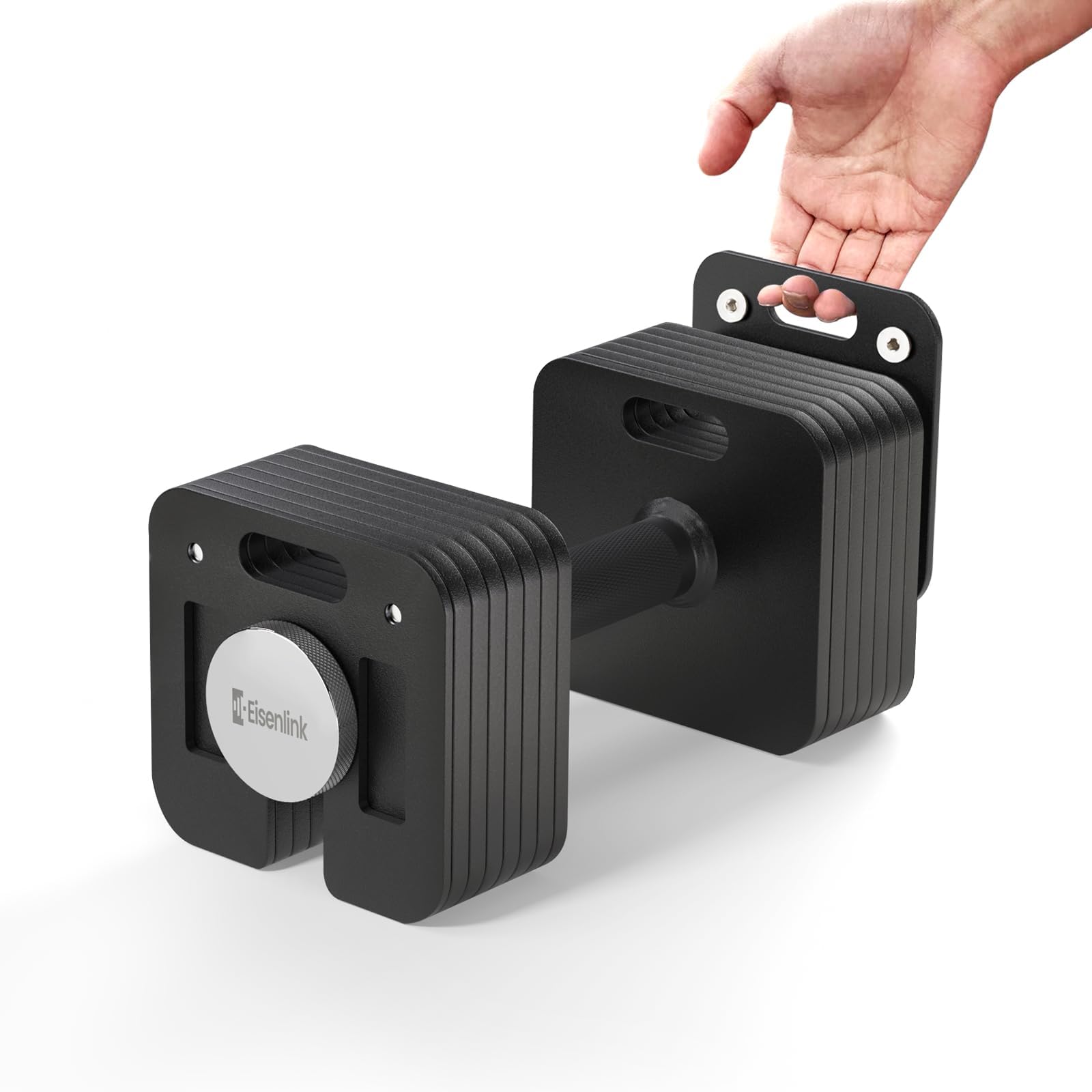 – Adjustable Dumbbell 4-36kg Weight Set - Adjustable Dumbbell Set with Anti-slip Handle 2kg Increments Innovative Easy Safe Locking Mechanism for Home Gym Fitness