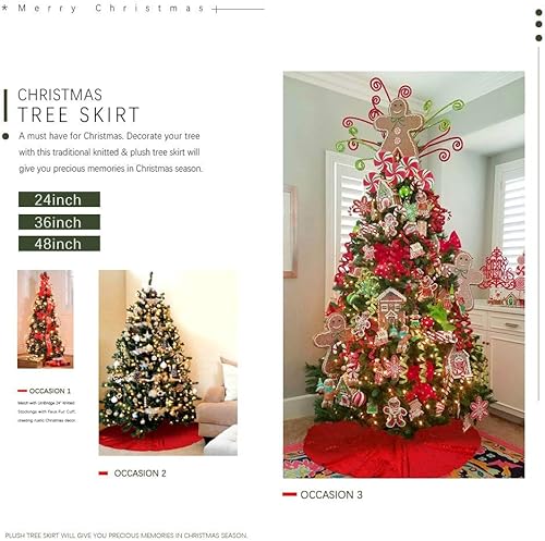 Miniatura 96 de Falda de árbol de Navidad de lentejuelas: Falda de árbol de bronce de 24 pulgadas, falda de satén con lentejuelas Falda de árbol pequeño