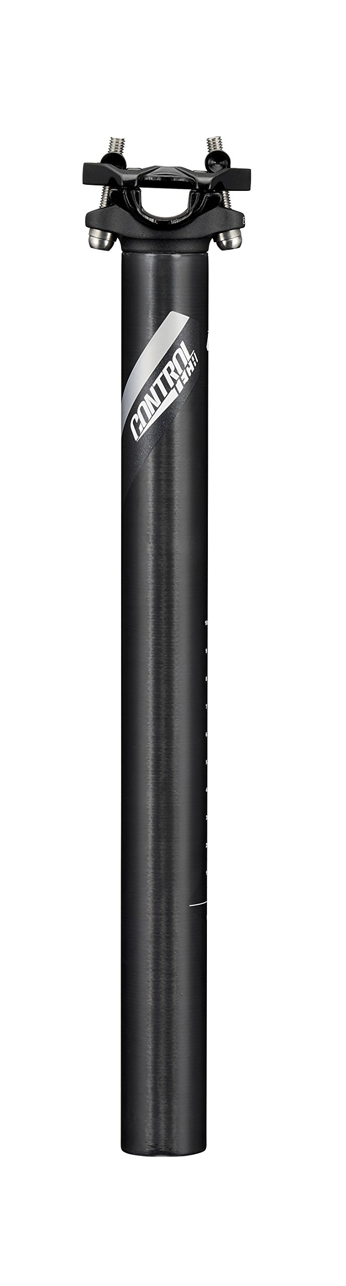 ControlTech Exl Carbon Zero Offset Seatpost, 30.9x350mm, Matte Black, Gray Decal
