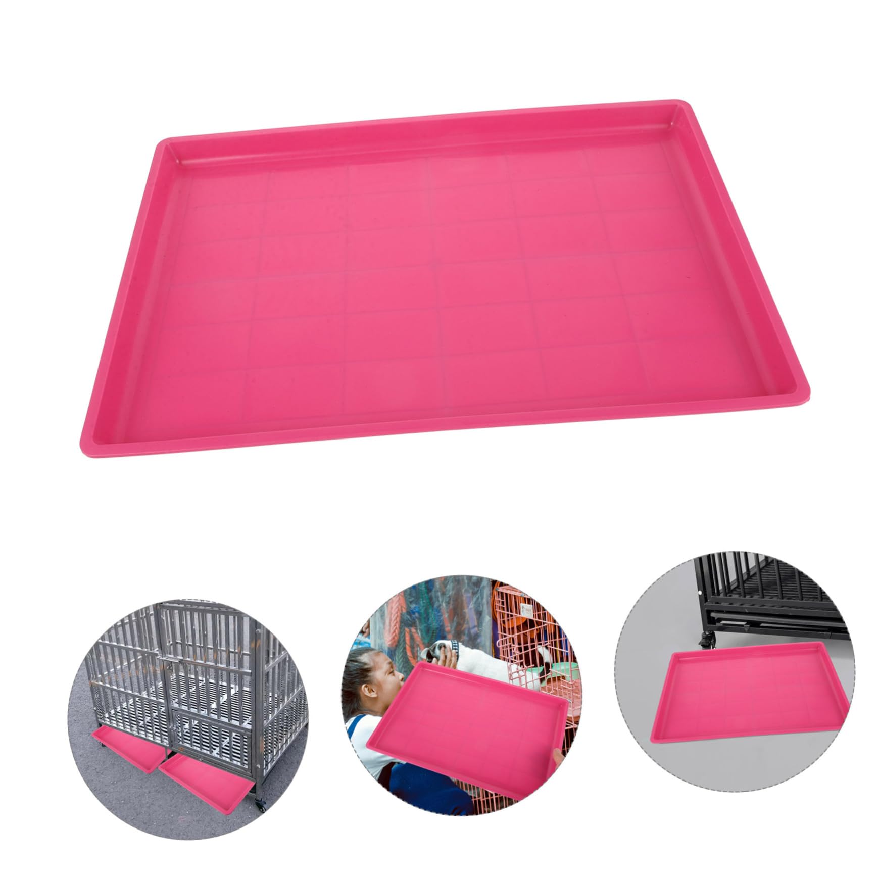 SUPVOX Bac de Fond de Cage en Plastique Stable et Facile à Utiliser pour Animaux, Adapté aux Cochons d'Inde et Poussins, pour Jardin ou Maison