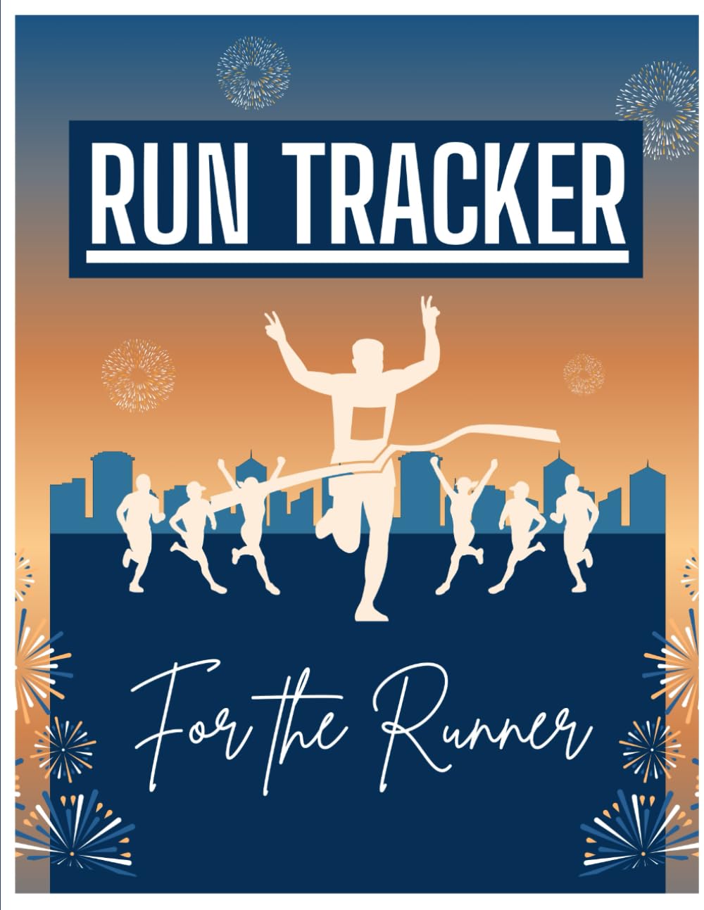 Run Tracker (1 Year Running Calendar): Mileage, Pace, Goals & Reflections