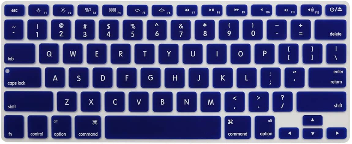 Tobo Silicone Keyboard Cover Compatible with Mac-Book Pro 13/15 Inch (with/Without Retina Display, 2015 or Older Version),Older Air 13 Inch (A1466 / A1369, Release 2010-2017)(Without-Touch Bar, Navy-Blue){{TD-059CC} (B08T836PKF) Amazon Price History, Amazon Price Tracker
