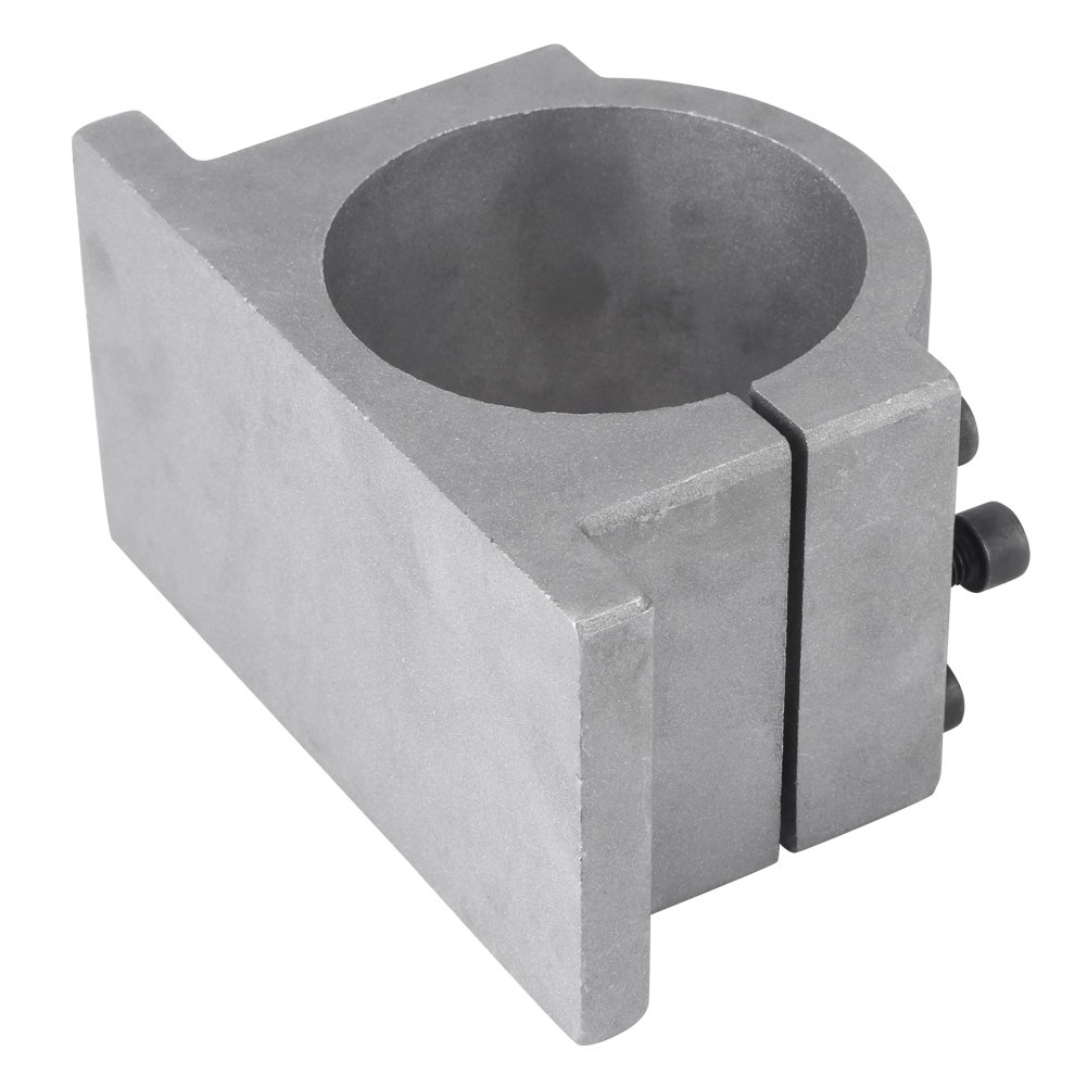 CNC, support de broche de fraisage, 80 mm de diamètre, pince de fixation en aluminium avec vis (80 mm)