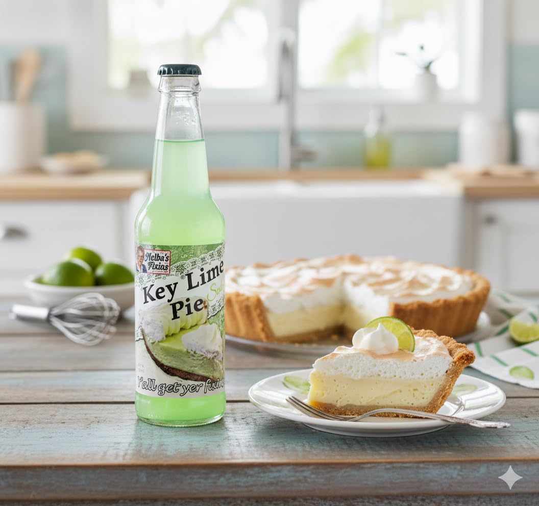 Amazon.com : Rocket Fizz Melba's Fixins Key Lime Pie Soda Flavor