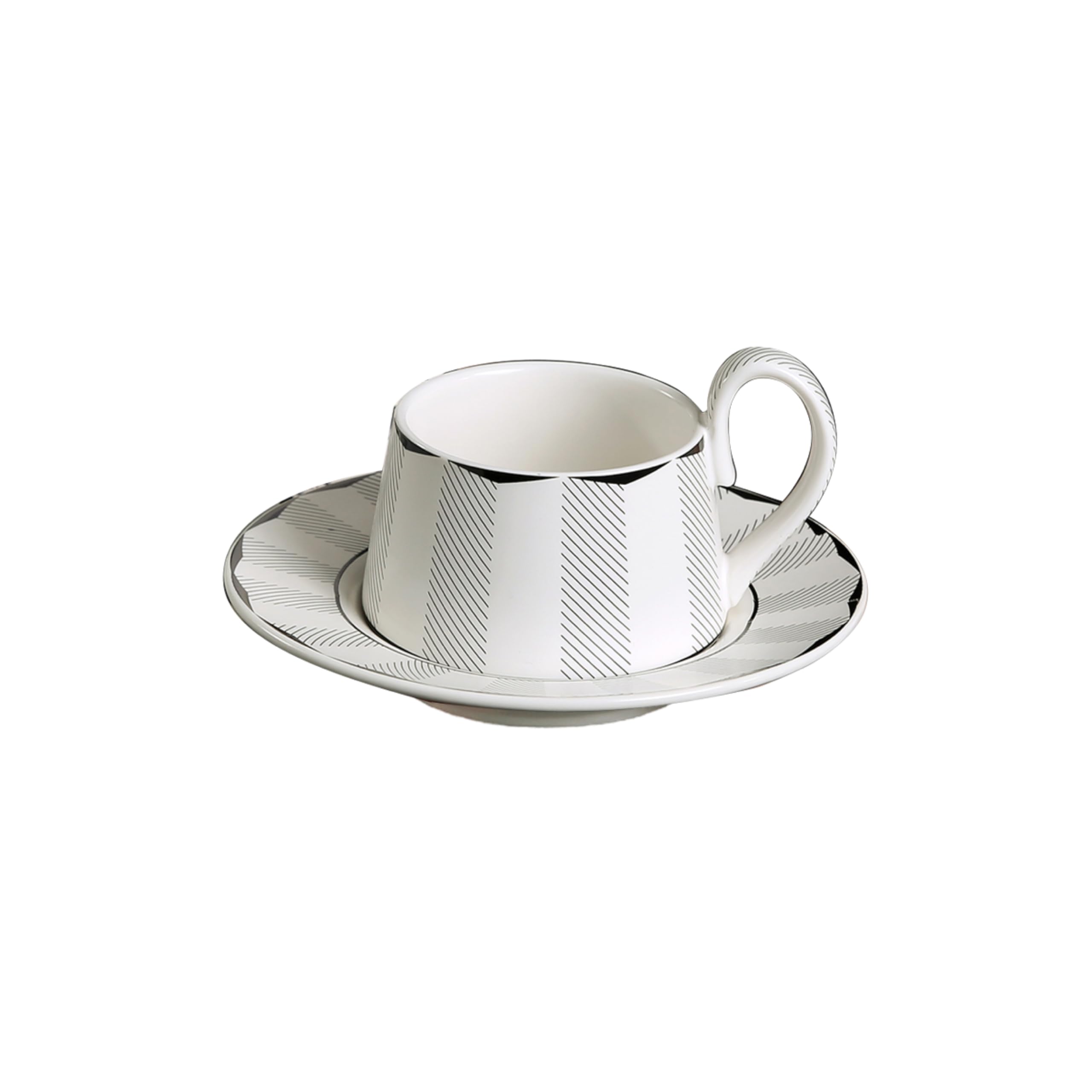 kubek do kawy - ceramiczny kubek do kawy do domu popołudniowa herbata kwiat herbata filiżanka 300 ml idealny do cappuccino i latte, idealny na popołudniowe spotkania herbaciane i różne okazje