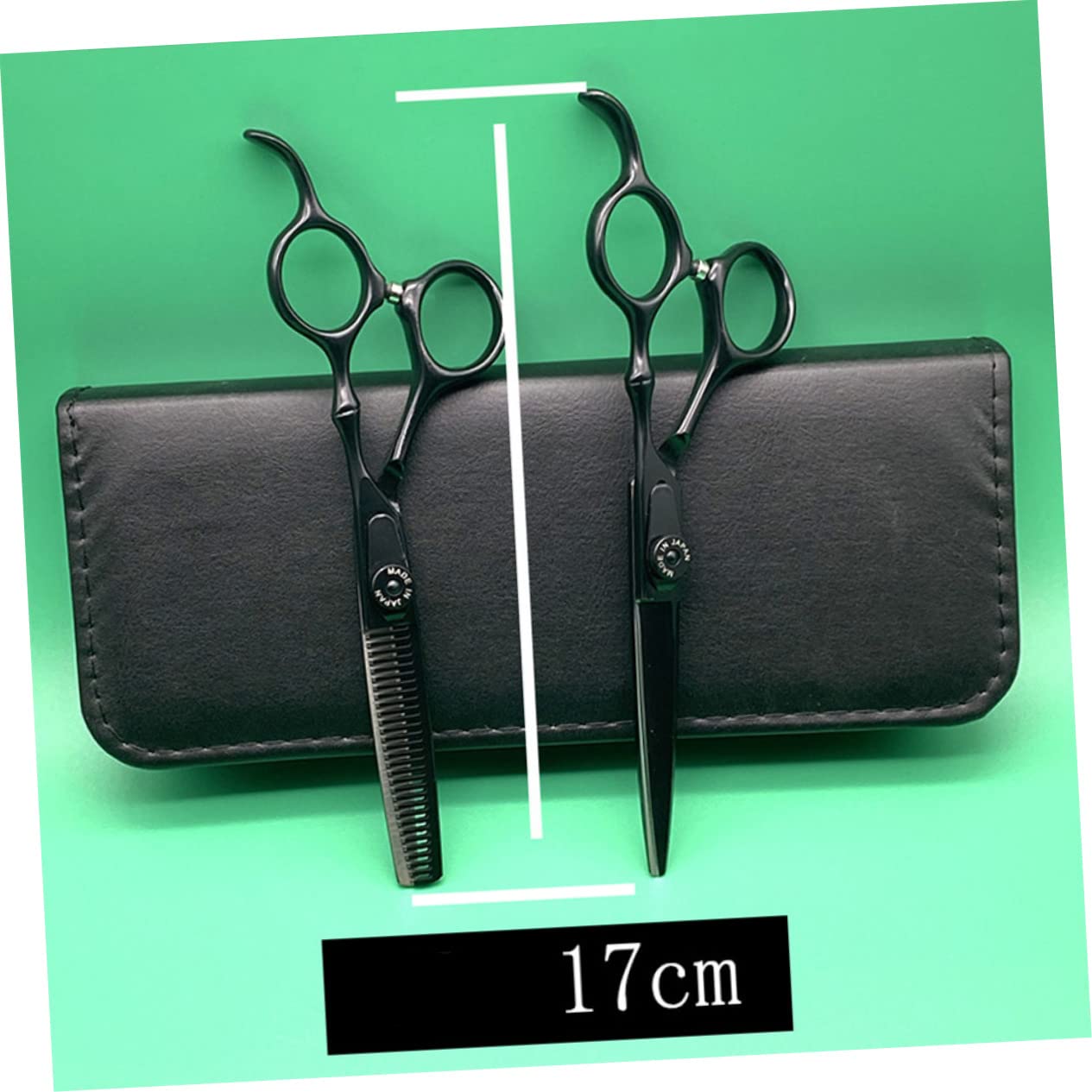 Beavorty 5piezas Tijeras De Peluquería Tijeras Para Cortar Pelo Profesional Mango Ergonómico Herramientas De Kit De Peine Accesorios De Barbero Con Bolsa De Almacenamiento