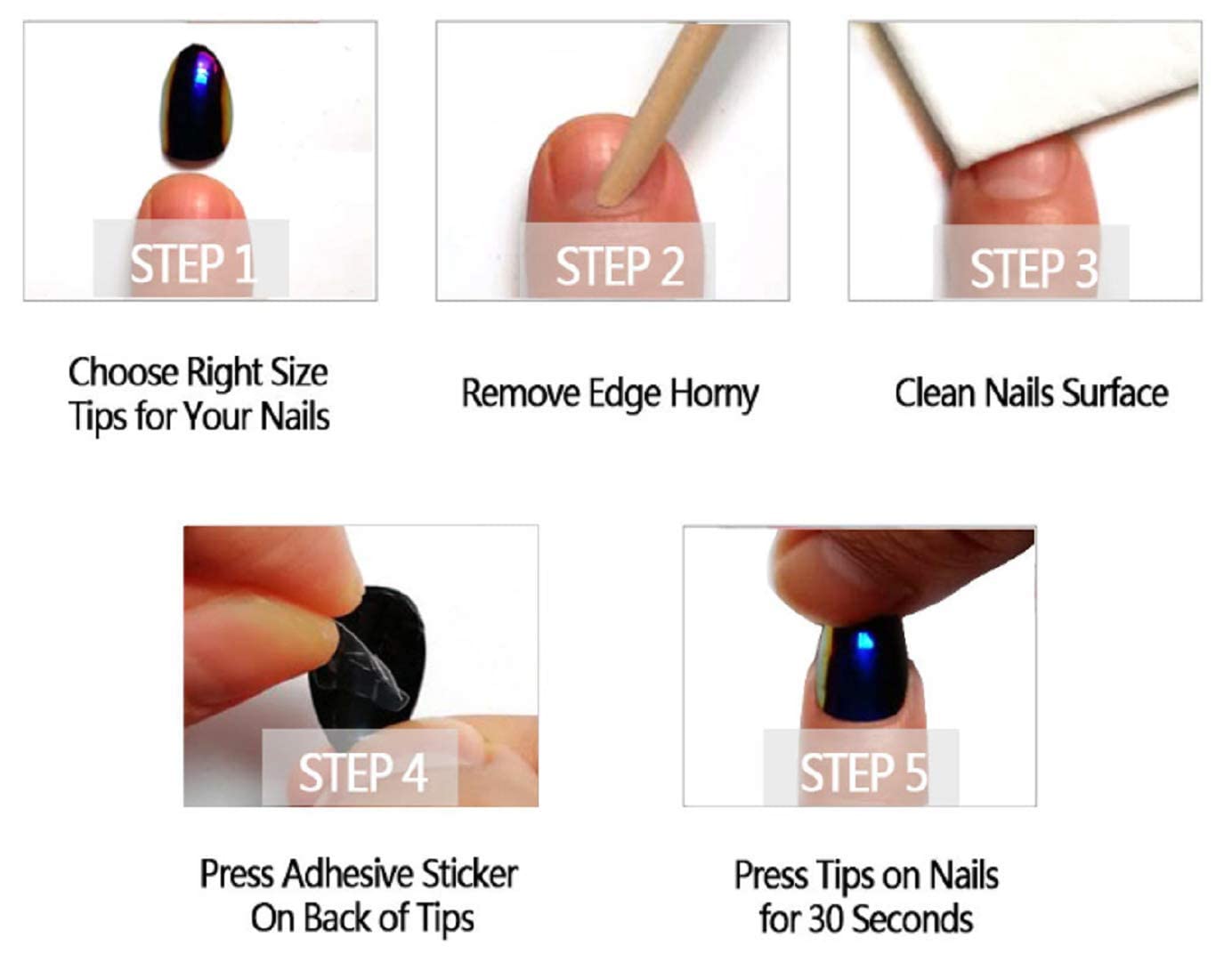 Heaven Artificial Nails – 24 Pcs Heavy Stone Work Bridal Nails With Stylish Designer Patterns Press-On Nails With Application Kit, Long-Lasting & Easy to Apply