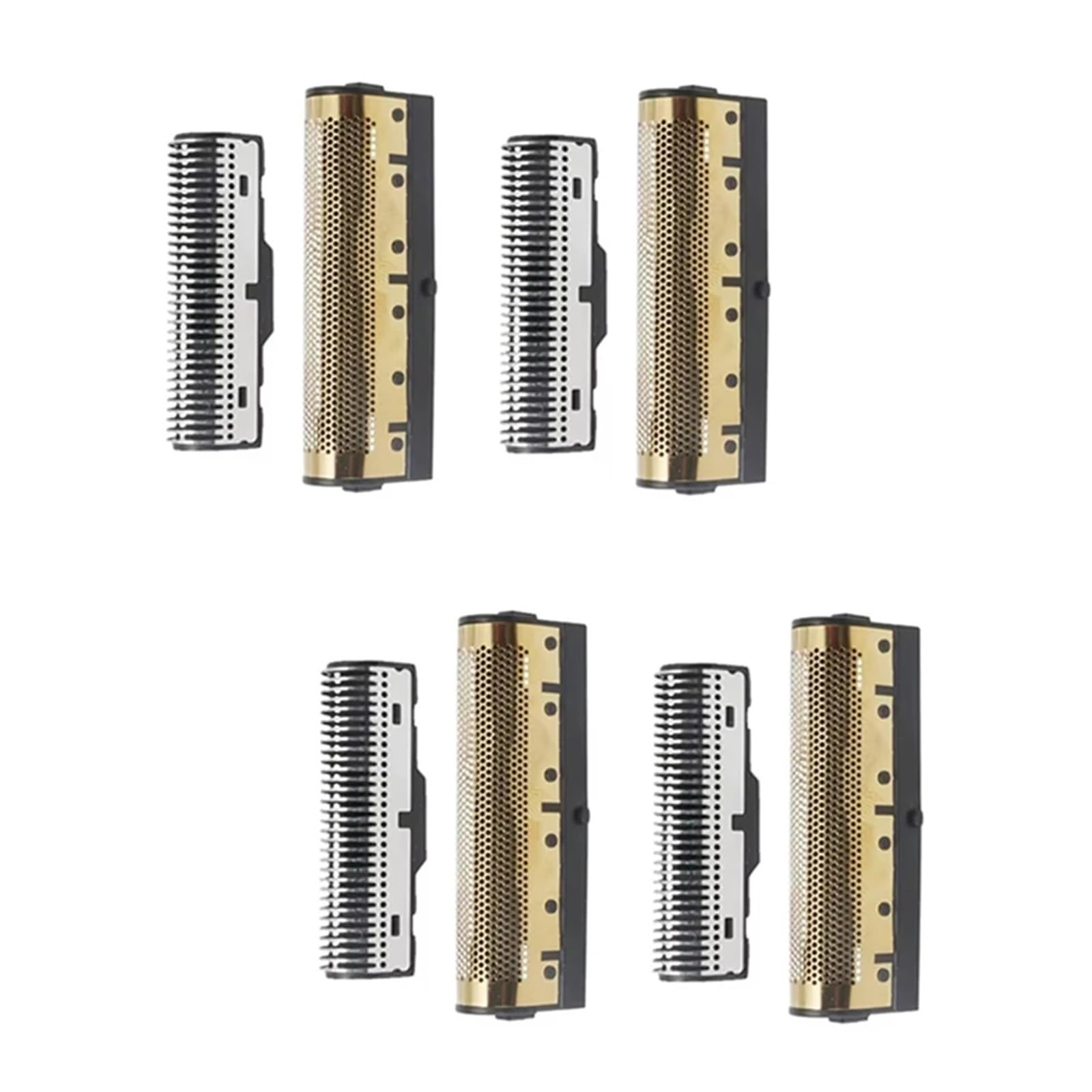 Ersatzklingen-Set, kompatibel mit Kemei, KM-2026 Haarschneidemaschine, Friseurschneidekopf für elektrische Haarschneidemaschine (3 Sets)