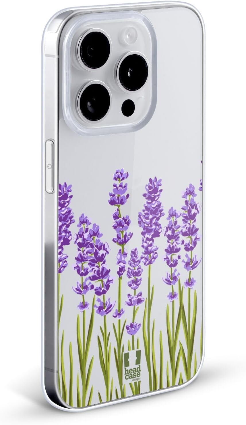 Head Case Designs Lavender Roses and Wildflowers Gel Case [Military Grade Protection] Compatible with Apple iPhone 7/8 / SE 2020 & 2022 and Compatible with MagSafe