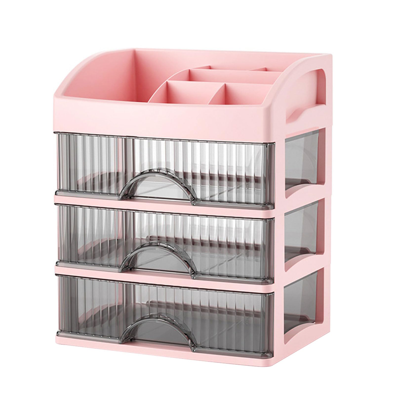 Mllepjdh Spacious Cosmetic Storage Solution Multi Layer Cosmetic Organizers with Drawers for or Bathroom Makeup Organizers