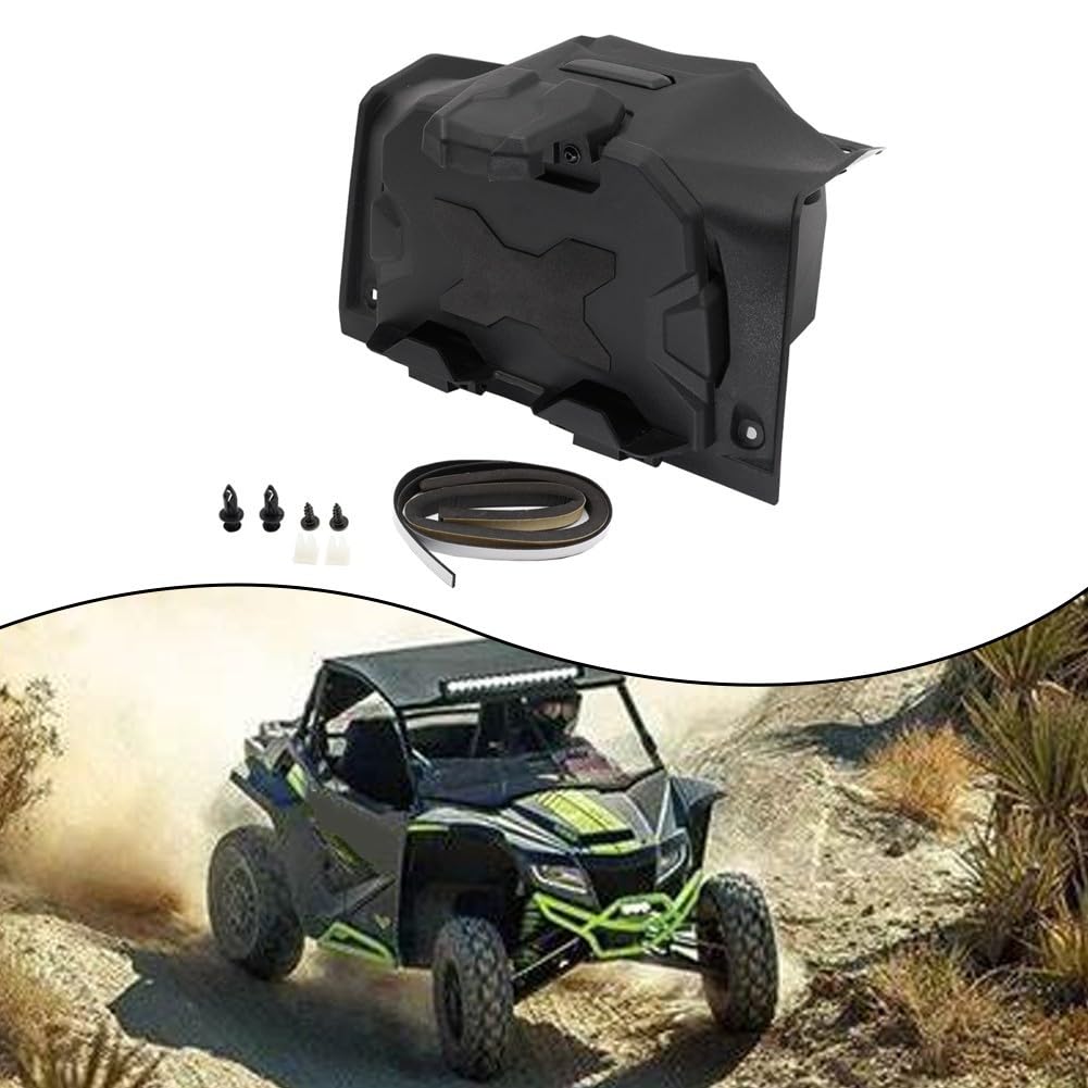 Boîte de rangement avec support de téléphone pour appareil électronique Polaris pour RZR XP1000, RZR XP4 1000, RZR Trail S 900/1000 et modèles Turbo 2019-2023 – Construction en polyéthylène