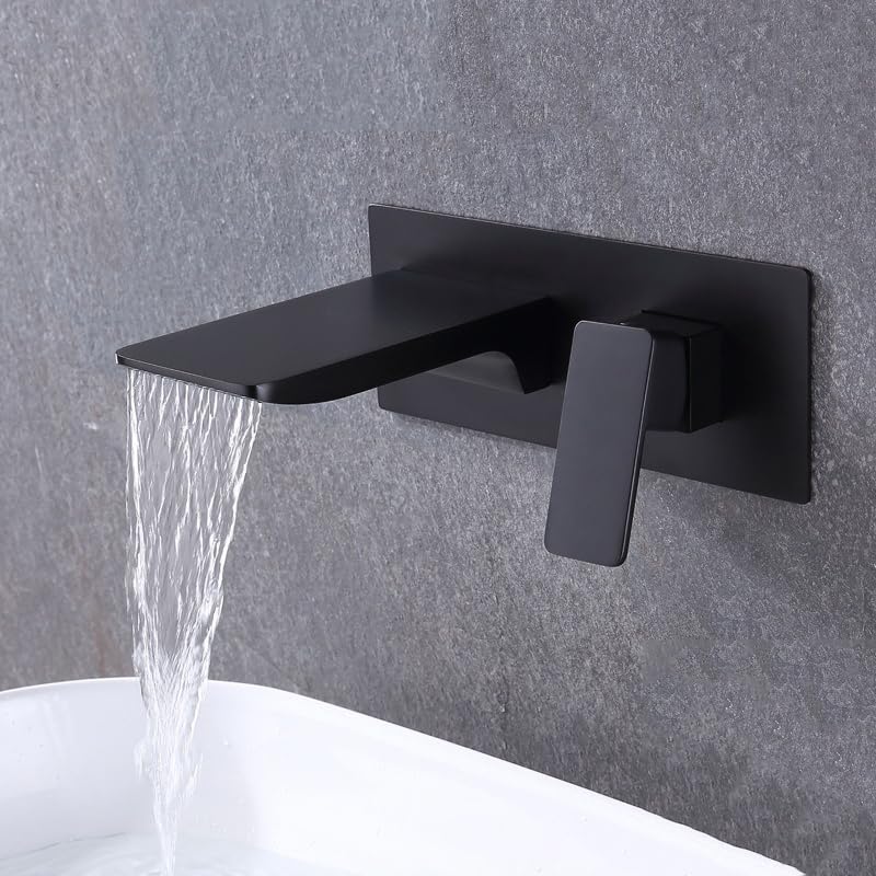 Mitigeur de salle de bain encastré cascade pour bassin et vasque