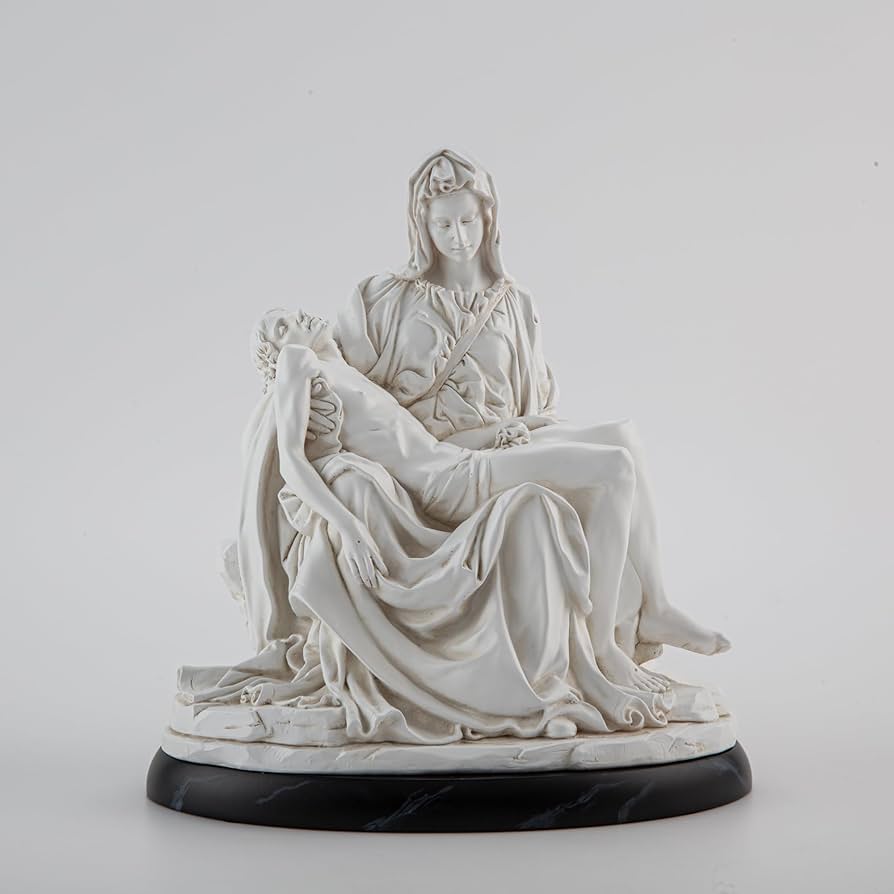 Amazon.com: ShineOnAngel Pieta Statue - Michelangelo's Pietà