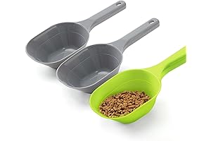 3 PACK Pet Food Scoop 1 Cup - Convenient Feeding Solution for Cats and Dogs