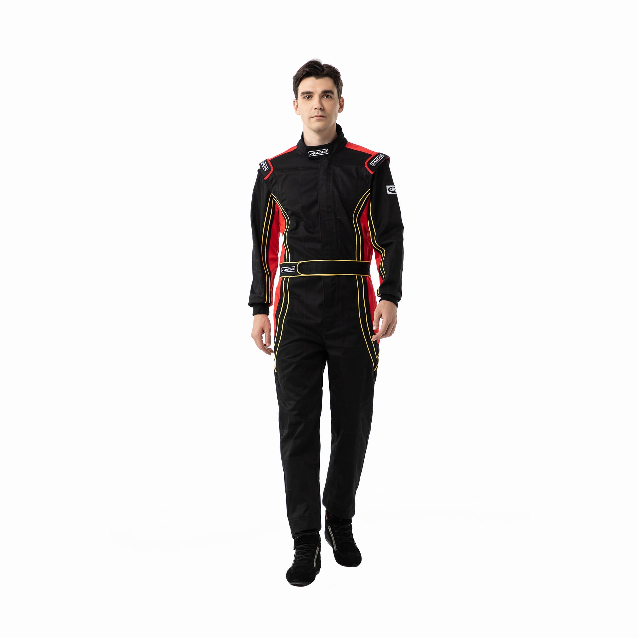 J-RACING SFI 3.2A/ 1 racing suit cotton fire retardant one piece single layer 2RS037 (XXLarge)