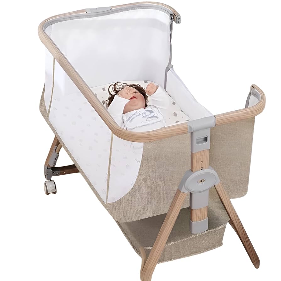 Amazon.co.jp: [Ellniges]【折りたたみ ベビーベッド】新生児用