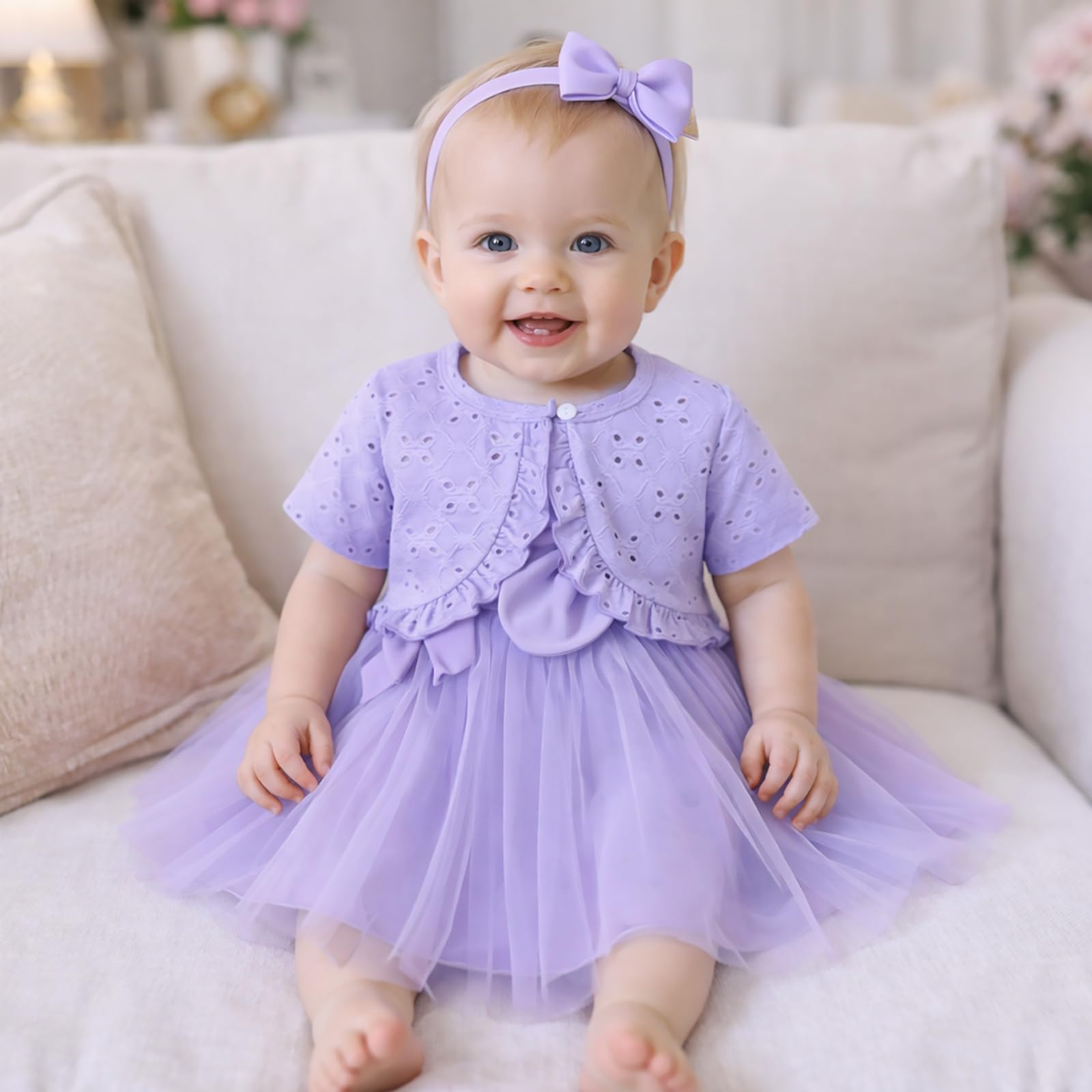 Robe tutu 2 pièces pour bébé fille, cardigan en tulle, robe d'été pour filles, robe de princesse pour baptême, fête, ensemble d'été pour bébé