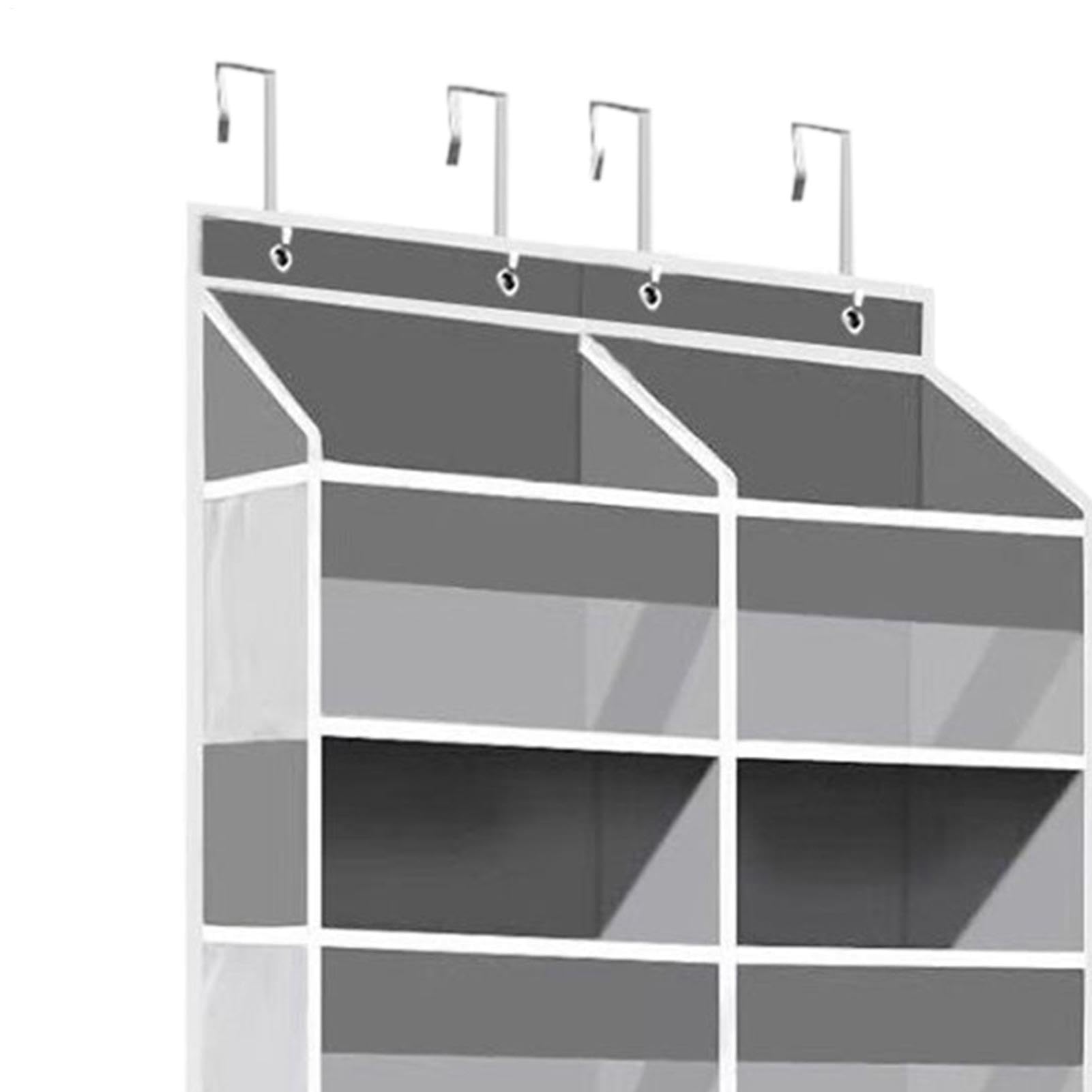 Generisch Organizer per porta senza foratura, diversi scomparti, ganci in tessuto | Organizer da bagno per stanze, dormitorio, doccia, camera da letto, cucina, lavanderia, cameretta dei bambini e