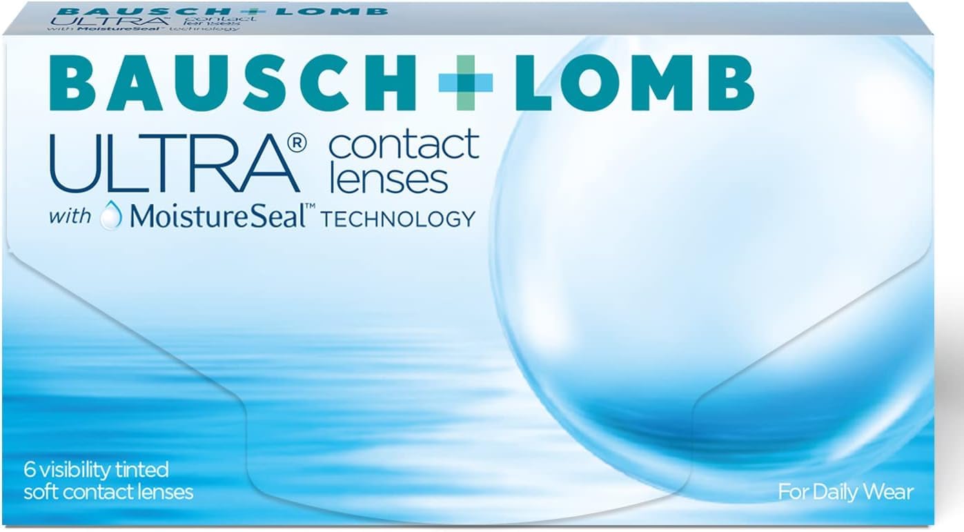 Bausch + Lomb ULTRA Lenti a Contatto Correttive Mensili, 6 Lenti, BC 8.5 mm, DIA 14.2 mm, -5.5 Diopt