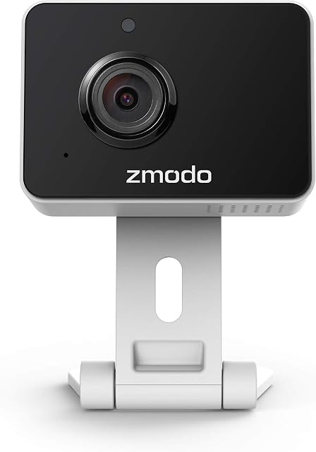 Zmodo Mini Pro -WiFi Indoor Camera for Home Security, 1080p HD Smart IP Cam with Night Vision, 2-Way Audio, AI-powered Motion Detection, Phone App, Pet Camera- Works with Alexa and Google