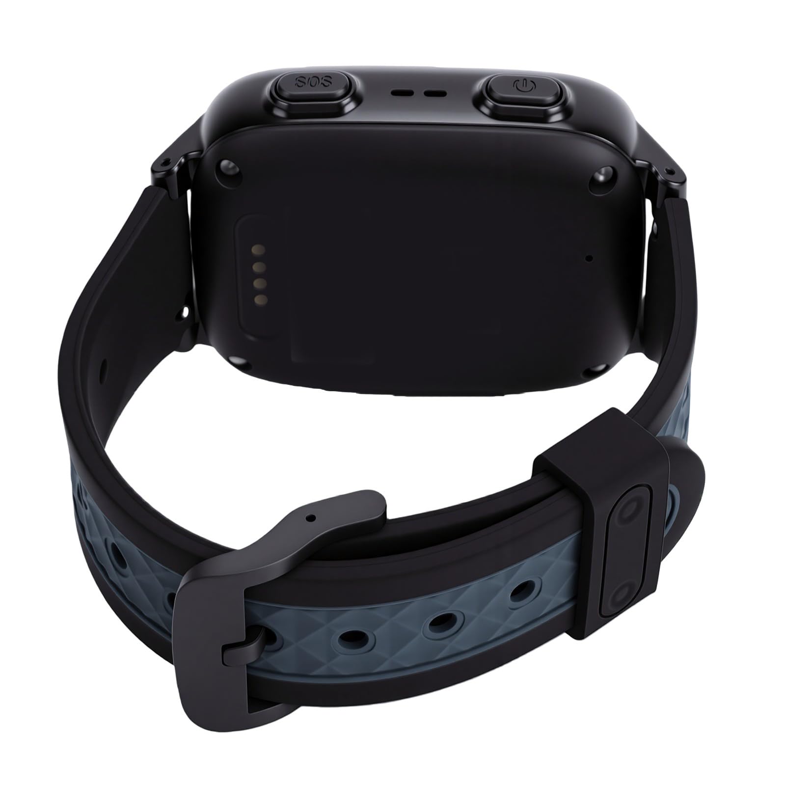 SENECESLI Smartwatch per Bambini 4G LTE con Videochiamata, Orologio Tracker per Bambini Touchscreen da 1,83 Pollici, Posizione LBS e Allarme SOS, modalità Aula per la Scuola, Resistente (BLACK)