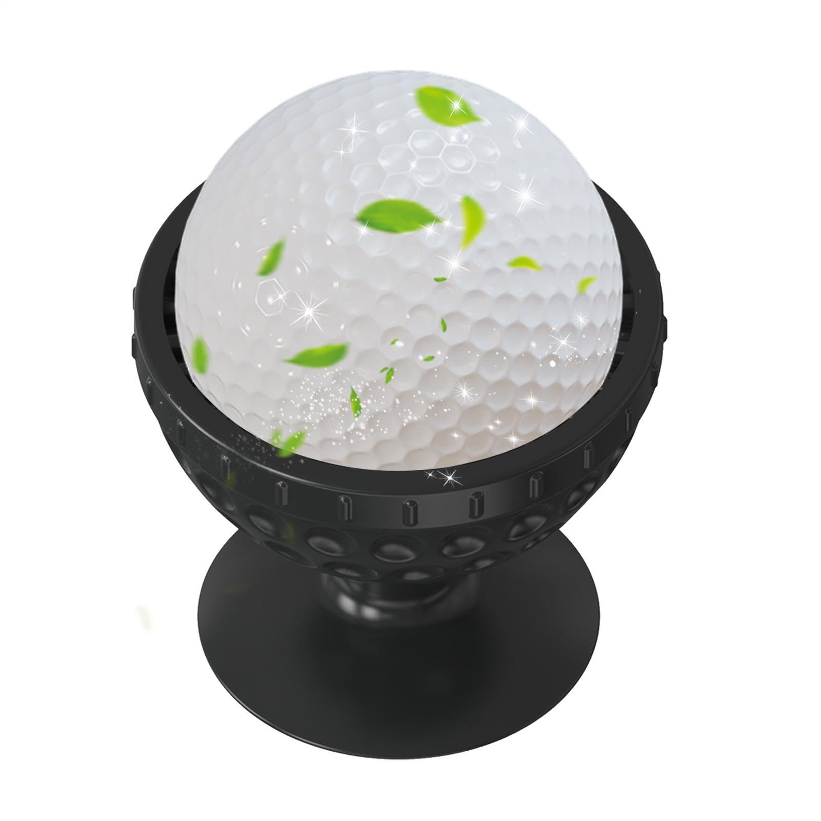 Limpiador de pelotas de golf portátil con ventosa y silicona suave 8