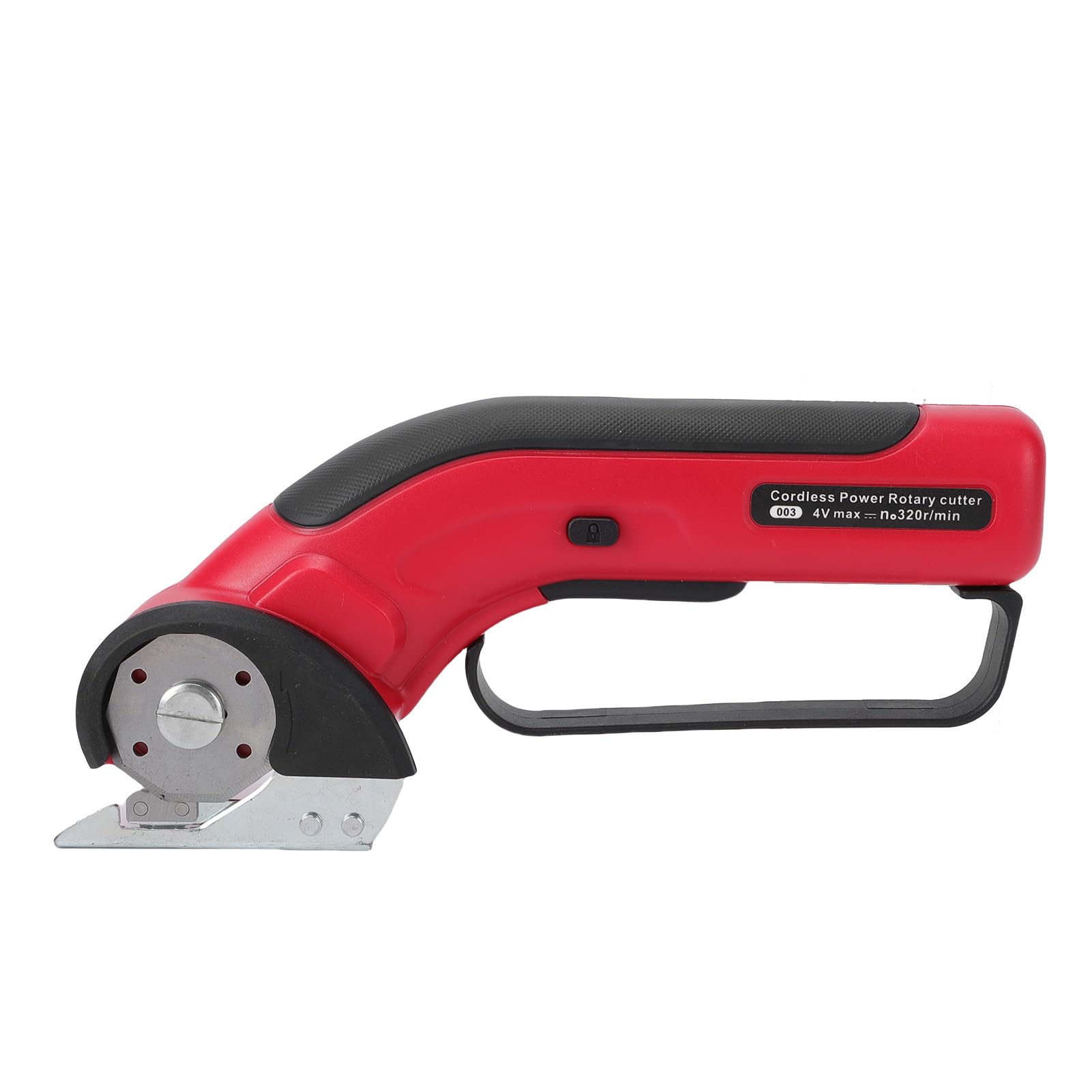 SEAFRONT Kabelloser Elektrischer Rollschneider mit Selbstschärfendem LED-Licht, Sicherheitsverriegelung Zum Schneiden von Stoff, Teppich und Leder, Wiederaufladbarer 2000-mAh-, 6 Mm max.