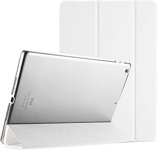 ProCase iPad 9.7 Case (Old Model) 2018 iPad 6th Generation / 2017 iPad 5th Generation Case - Ultra Slim Lightweight Stand Case with Translucent Frosted Back Smart Cover for iPad 9.7 Inch –White