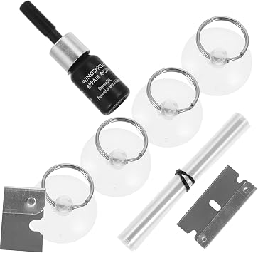 Windshield Crack Repair Kit for Set Glass Repair Tool for Chips and Cracks Easy to Use